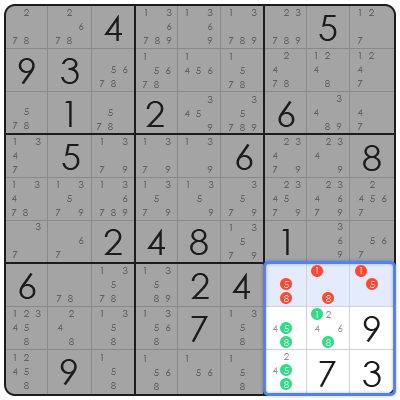 x wing sudoku
